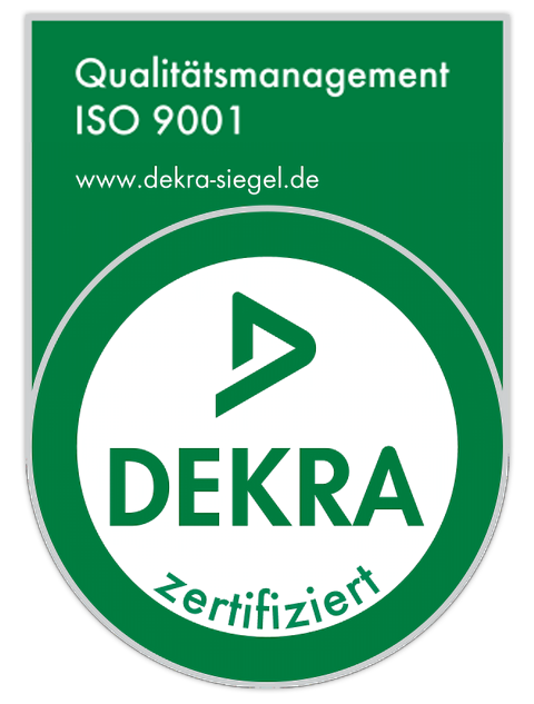 Qualitätsmanagement ISO-9001 - Dekra zertifiziert Qualitätsmanagement ISO-9001 - Dekra zertifiziert